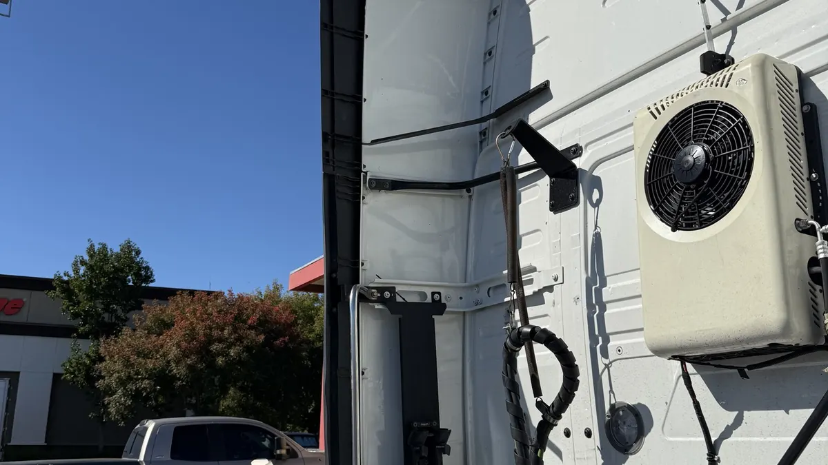 Fleet trucks being serviced at Smog Mart