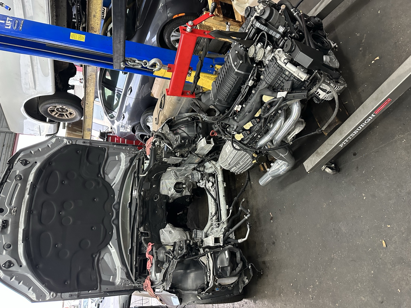 Engine rebuild at Smog Mart in Sacramento