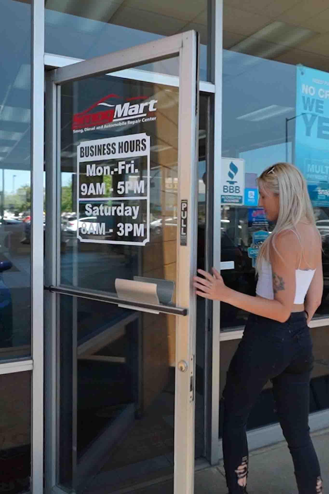 Smog Mart Auto Service Background